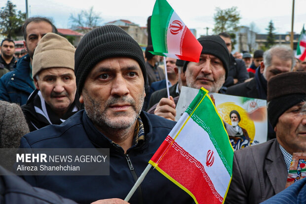 راهپیمایی ۲۲ بهمن در تالش