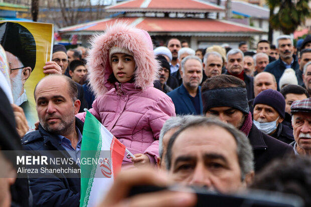 راهپیمایی ۲۲ بهمن در تالش