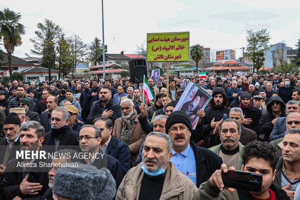 راهپیمایی ۲۲ بهمن در تالش