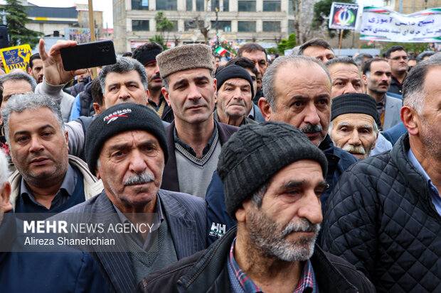 راهپیمایی ۲۲ بهمن در تالش