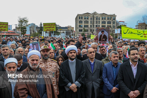 راهپیمایی ۲۲ بهمن در تالش