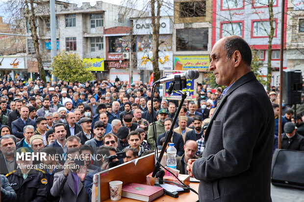 راهپیمایی ۲۲ بهمن در تالش