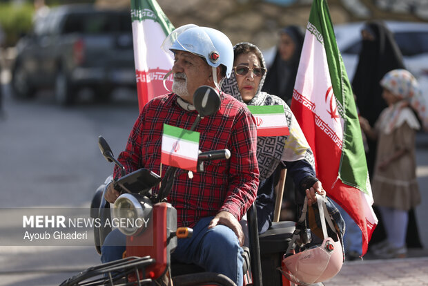 راهپیمایی ۲۲ بهمن در کیش