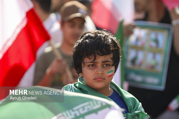 راهپیمایی ۲۲ بهمن در کیش