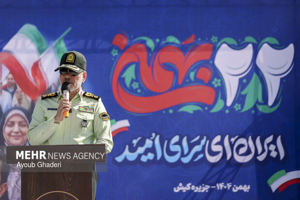 راهپیمایی ۲۲ بهمن در کیش