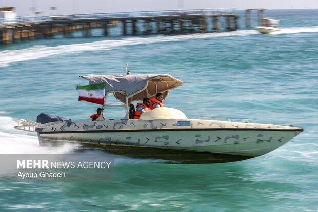 راهپیمایی ۲۲ بهمن در کیش