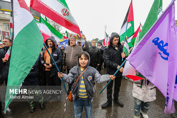 راهپیمایی ۲۲ بهمن در زنجان