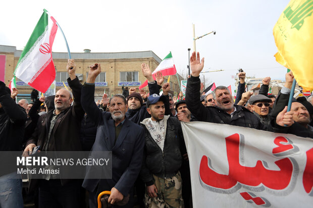 راهپیمایی ۲۲ بهمن در زنجان