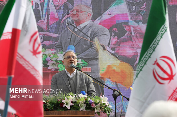 راهپیمایی ۲۲ بهمن در زنجان