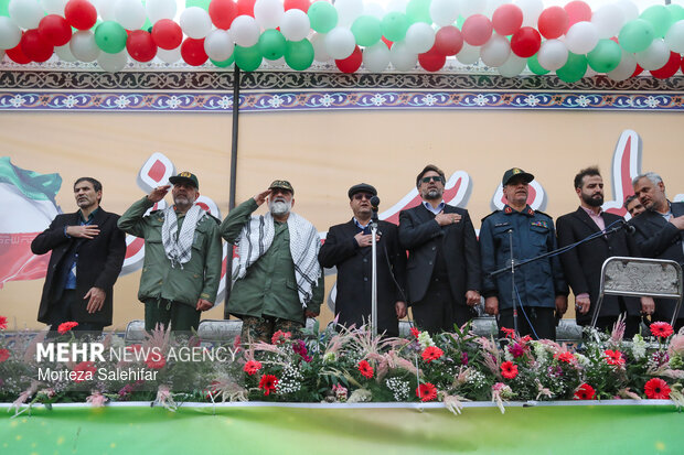 راهپیمایی ۲۲ بهمن در شهرکرد