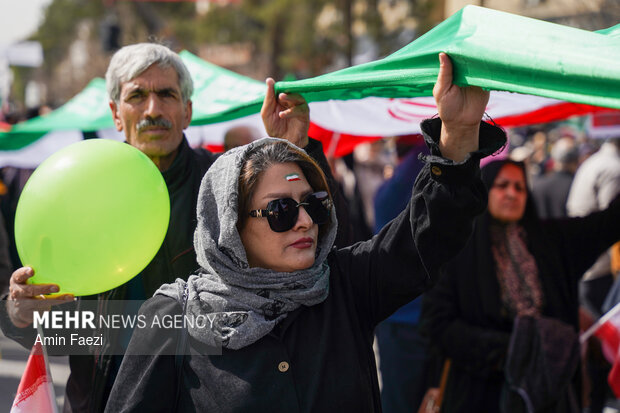 راهپیمایی ۲۲ بهمن در شیراز