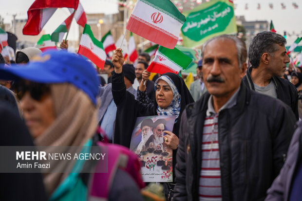 راهپیمایی ۲۲ بهمن در شیراز