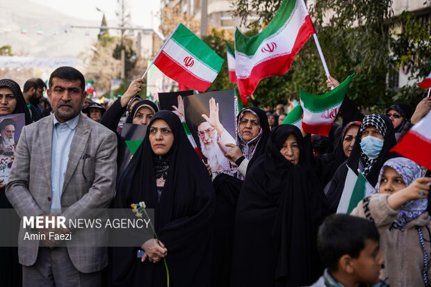 راهپیمایی ۲۲ بهمن در شیراز