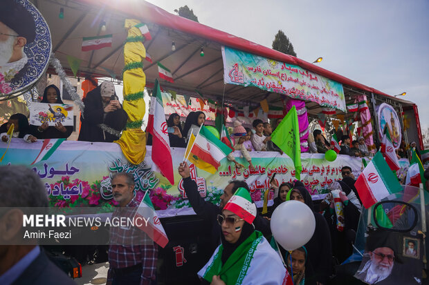 راهپیمایی ۲۲ بهمن در شیراز