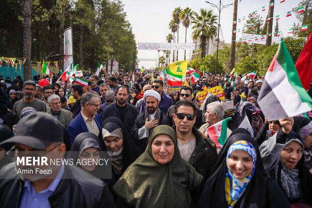 راهپیمایی ۲۲ بهمن در شیراز