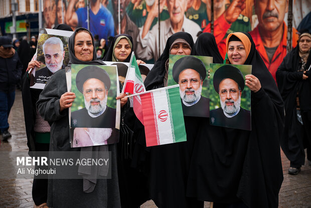 راهپیمایی ۲۲ بهمن در رشت