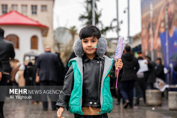 راهپیمایی ۲۲ بهمن در رشت