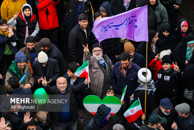 راهپیمایی ۲۲ بهمن در رشت