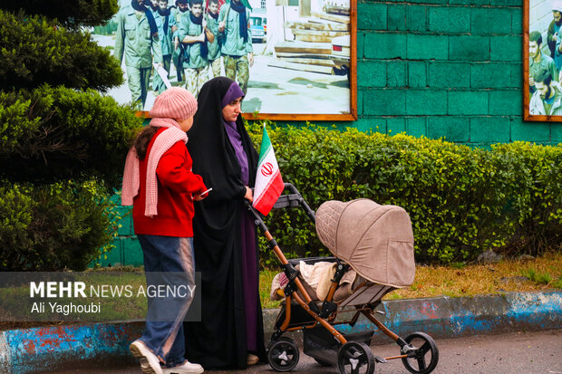 راهپیمایی ۲۲ بهمن در رشت