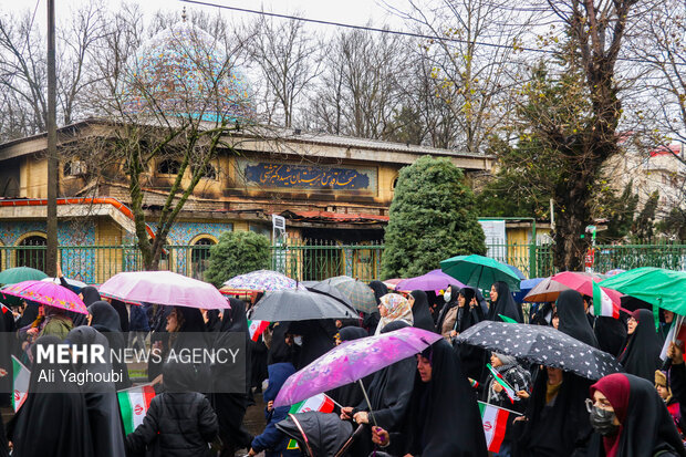 راهپیمایی ۲۲ بهمن در رشت
