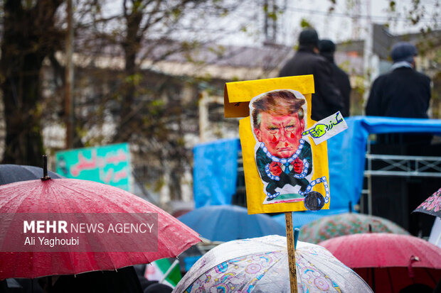 راهپیمایی ۲۲ بهمن در رشت