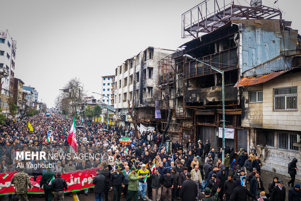 راهپیمایی ۲۲ بهمن در رشت