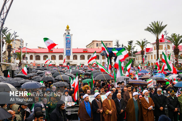 راهپیمایی ۲۲ بهمن در رشت