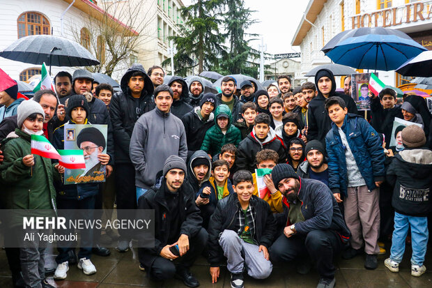 راهپیمایی ۲۲ بهمن در رشت