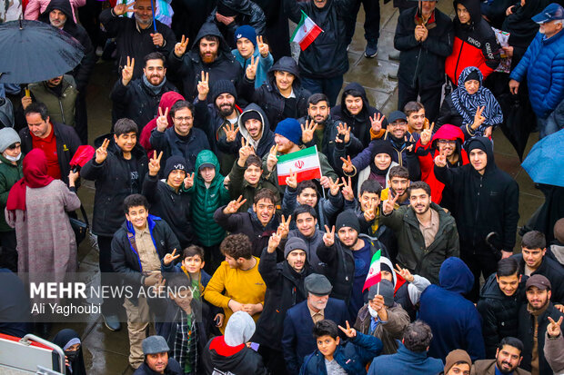 راهپیمایی ۲۲ بهمن در رشت