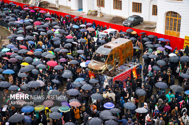 راهپیمایی ۲۲ بهمن در رشت