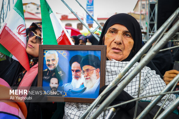 راهپیمایی ۲۲ بهمن در رشت