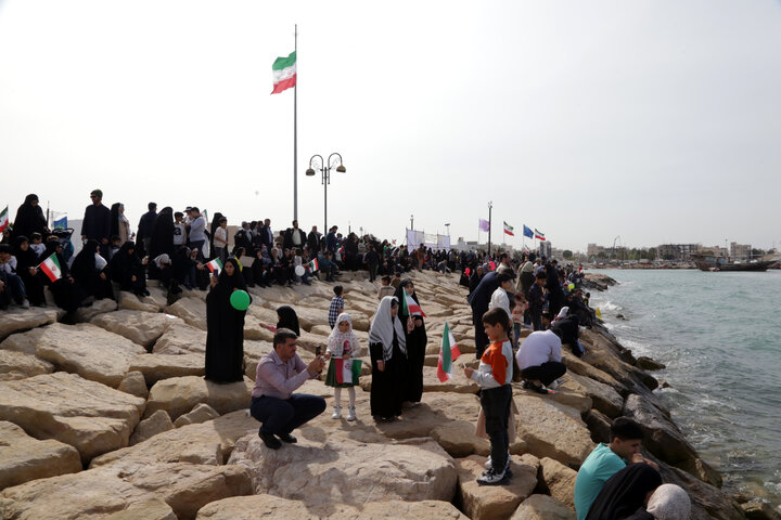 راهپیمایی ۲۲ بهمن در بوشهر