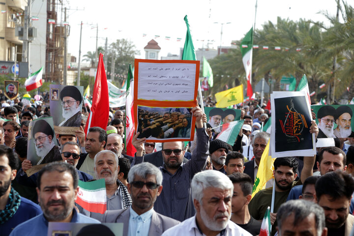 راهپیمایی ۲۲ بهمن در بوشهر