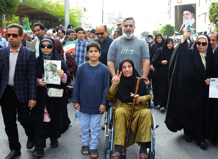 راهپیمایی ۲۲ بهمن در بوشهر