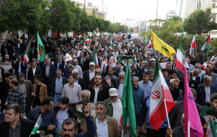 راهپیمایی ۲۲ بهمن در بوشهر