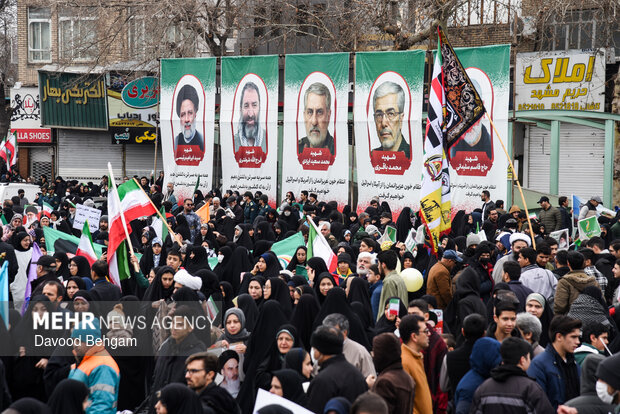 راهپیمایی ۲۲ بهمن در مشهد
