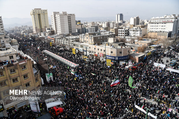 راهپیمایی ۲۲ بهمن در مشهد