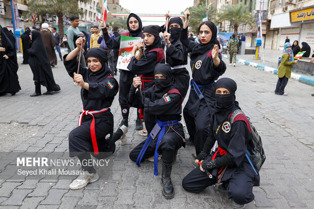 راهپیمایی ۲۲ بهمن در اهواز