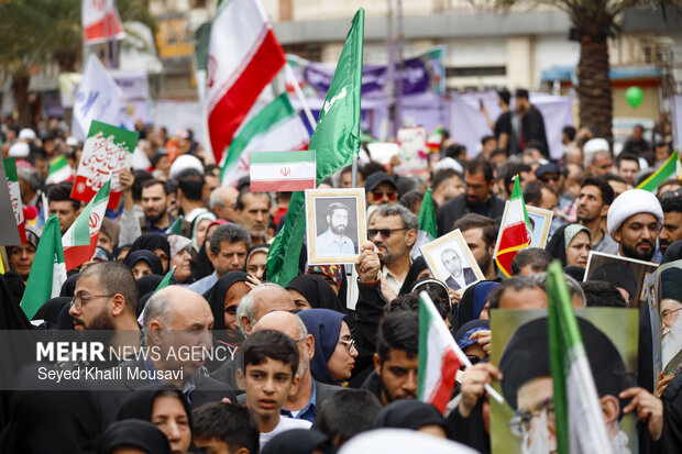 راهپیمایی ۲۲ بهمن در اهواز