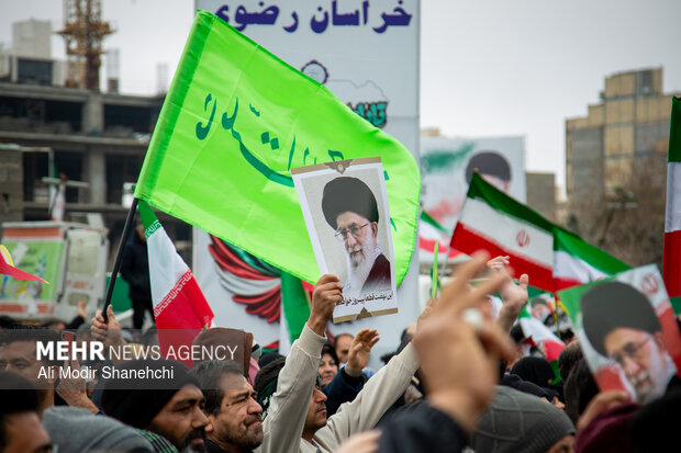 راهپیمایی ۲۲ بهمن در مشهد