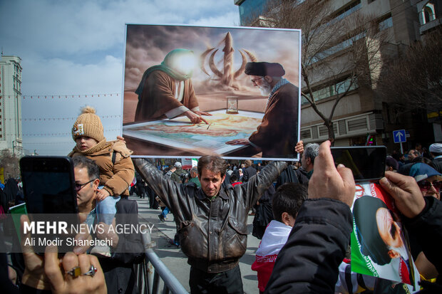 راهپیمایی ۲۲ بهمن در مشهد