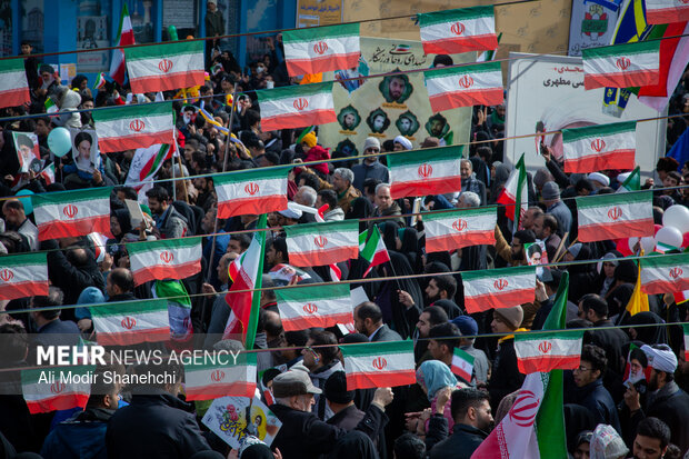 راهپیمایی ۲۲ بهمن در مشهد