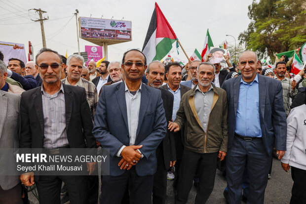 راهپیمایی ۲۲ بهمن در اهواز