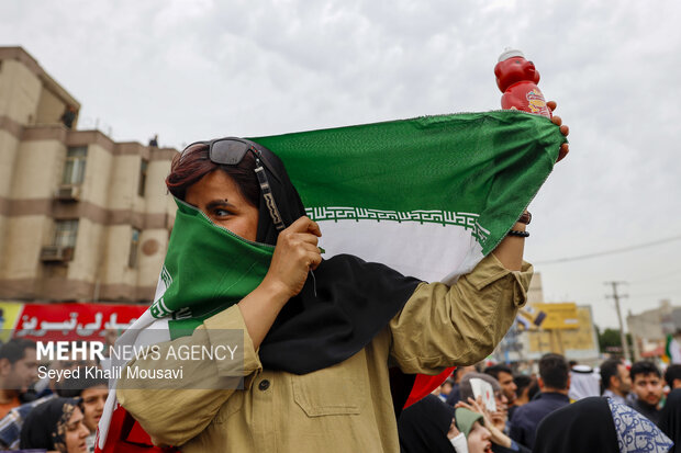 راهپیمایی ۲۲ بهمن در اهواز