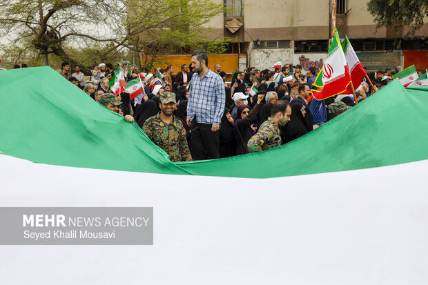 راهپیمایی ۲۲ بهمن در اهواز