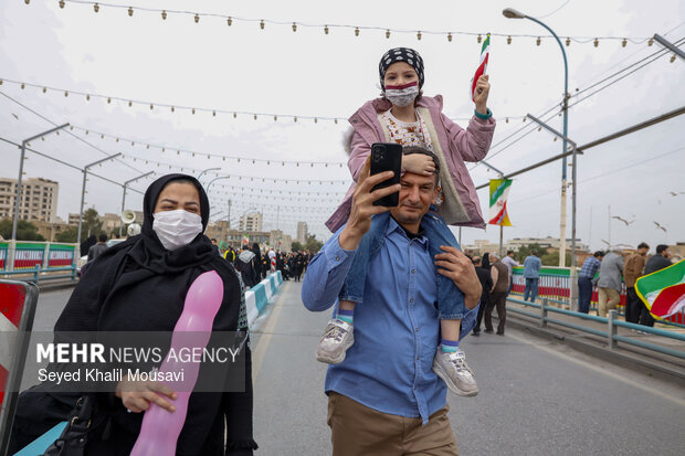 راهپیمایی ۲۲ بهمن در اهواز