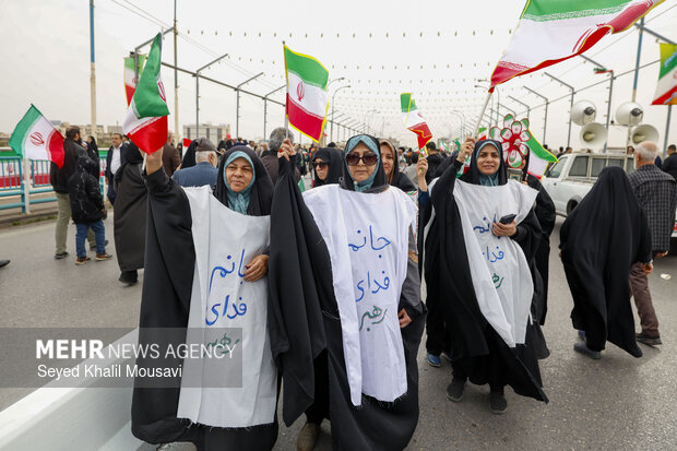 راهپیمایی ۲۲ بهمن در اهواز