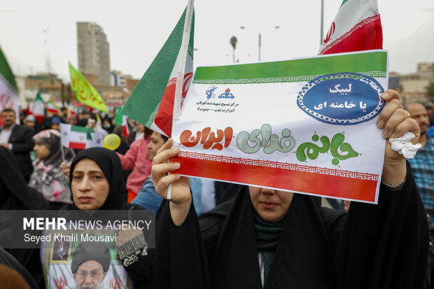 راهپیمایی ۲۲ بهمن در اهواز