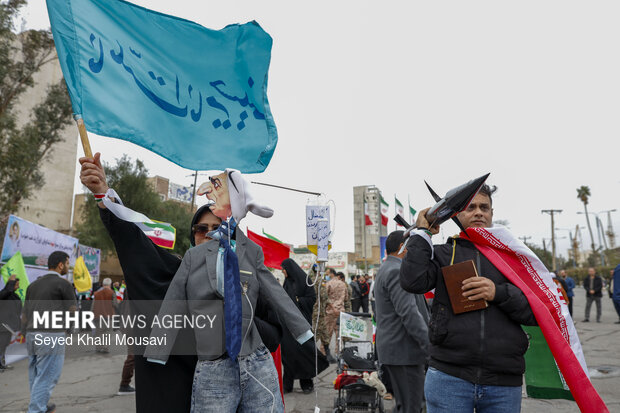 راهپیمایی ۲۲ بهمن در اهواز