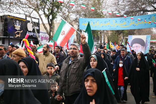 راهپیمایی ۲۲ بهمن در بجنورد